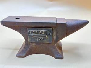 Farmall 1923 Metal Anvil 8 Inches Long