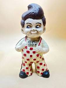 Cast Iron Big Boy Bank 9 Inches Tall (heavy)