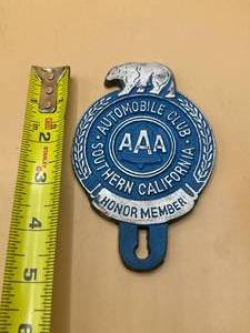 AAA Member Aluminum Plaque
