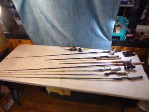 Fishing Rods and 2 Reels