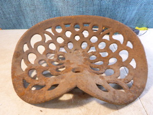 Vintage Metal Tractor Seat