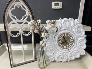 Shabby Chic Clock, Home Decor, Wall...