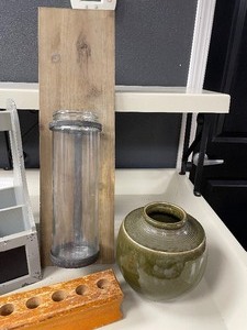 WoodGlass Wall Decor, Wood Caddy, ...