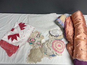 VIntge silk material, and vintage l...