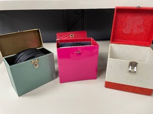 Set of 3 Vintage Record Cases with ...