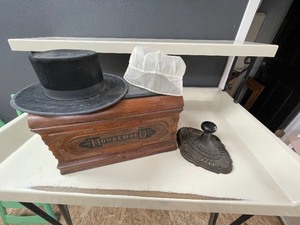 Antique Sewing Machine Wooden Cover...