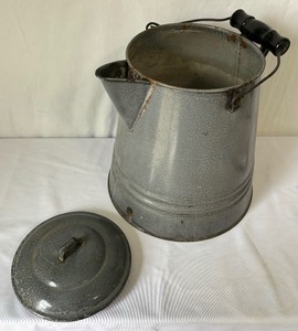 Large Granite Ware Coffee Pot
