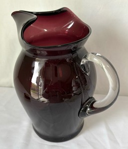 Vintage Cambridge Glass Amethyst Pitcher