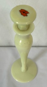 Vintage Custard Glass Perfume Bottle