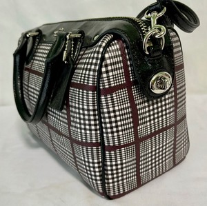 New Peyton Glen Plaid Handbag by Coach