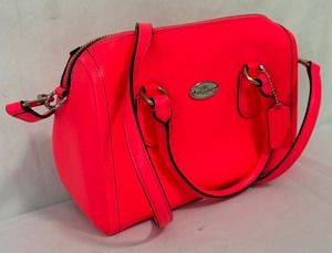 Hot Pink Haley Legacy Handbag by Coach
