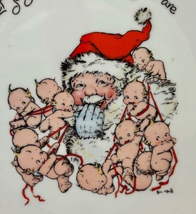 1973 Commemorative Kewpie Doll Holiday Plate