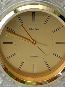 Classy Seiko Crystal Clock