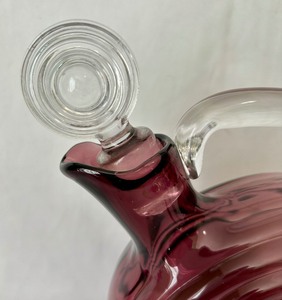 Amethyst Glass Ball Pitcher by Cambridge