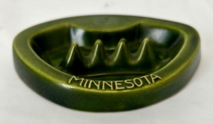 Vintage Minnesota Ashtray by Rosemeade