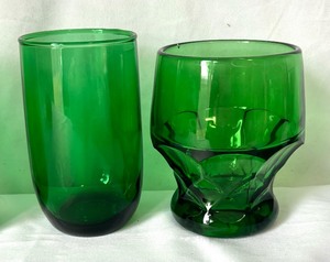 Grand Grouping of Green Glassware by Anchor Hocking and Cambridge Glass