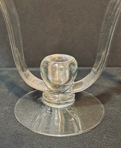 Two Lovely Candle Holders by Cambridge Glass