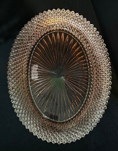 Pretty Pink Depression Mayfair, Miss American, American Sweetheart and L.E. Smith Glass Plates and Platters