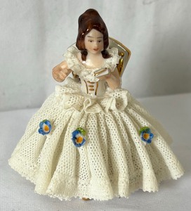 Trio of Delightful Dresden Figurines