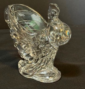 Vintage Heisey Glass Rooster Vase