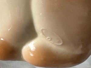Fenton Caramel Slag Glass Rabbit Figurine