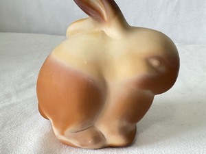 Fenton Slag  Glass Rabbit
