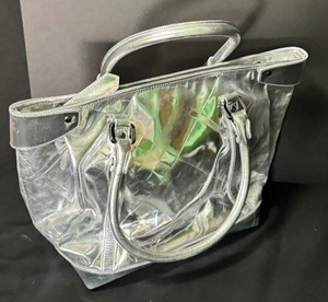 Vintage Silver Tone Burberry Tote Bag