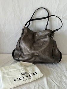 Coach Metallic Leather Handbag