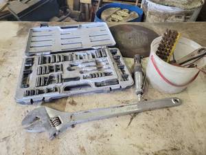 24 Adjustable Wrench, HUSKY Sockets, Hand Tools and More