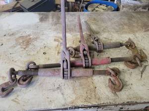 (3) 38 Ratcheting Chain Binders