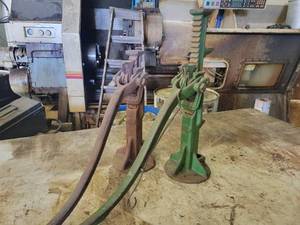 (2) BADGER Cast Iron Tractor Jacks