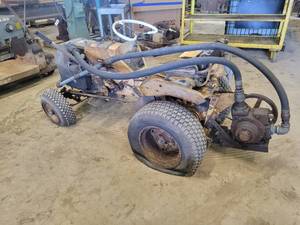 Allis Chalmers Big Ten Garden Tractor with Rear Mount Hydraulic Pump and 2-Cylinder Engine