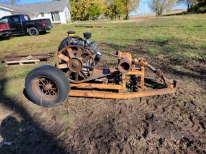 2 Cylinder PTO-Driven Air Compressor on Trailer