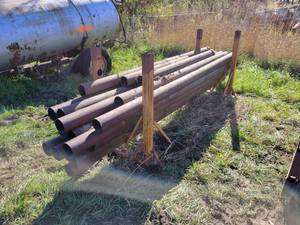 Steel Rack with Assorted Pipe