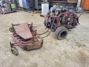 YAZOO Master Mower with 60 Deck - Model No. 24YR60 - Wisconsin AGND Single Cylinder Engine, Electric Start and Hydraulic Lift