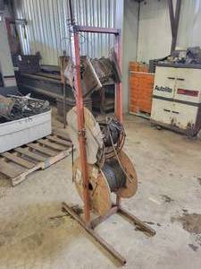 Spool Rack with Steel Cable - 116, 14 and 516