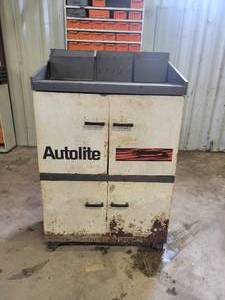 Autolite Steel Parts Cabinet and Desk