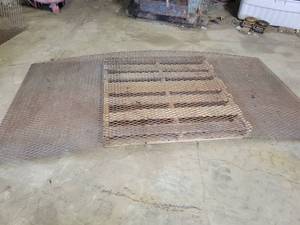 Sheets of Expanded Steel - 8 x 4, 39 x 48 and (2) Smaller Pieces