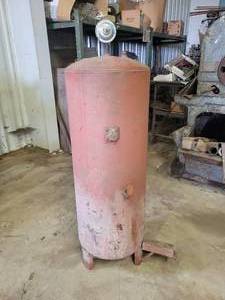 50 Gallon Auxiliary Air Tank - Approx. 51 tall x 18 Diameter