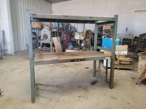 Heavy Duty Steel Shelving Unit  Worktables - Units Stack on each other - Shelves are Welded on and are 516 Thick