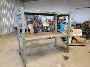 Heavy Duty Steel Shelving Unit  Worktables - Units Stack on each other - Shelves are Welded on and are 516 Thick