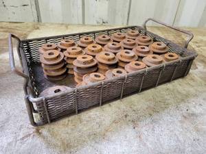 (42) New Cast Iron 2.5 Pulleys with 58 Keyed Bores