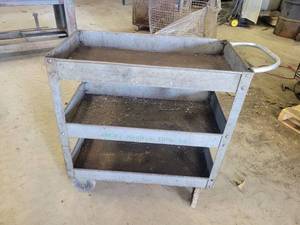 3-Tire Rolling Steel Cart