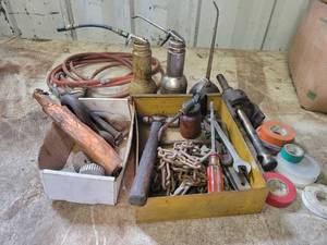 Assorted Oilers, Puller, electrical Tape, Hand Tools and More