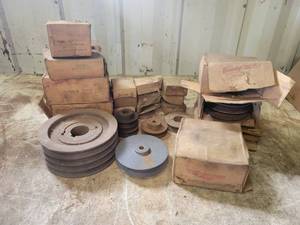 Large Lot of Assorted Pulleys - New Browning Pulleys and More