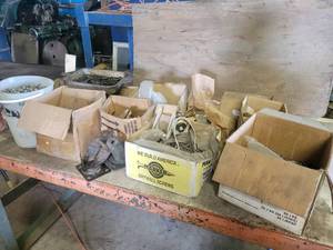 Large Lot of Assorted Screws, Nails, Brackets and More
