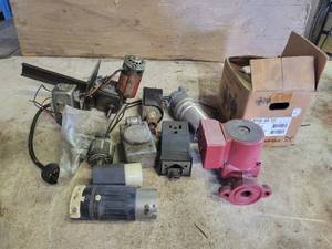 NEW Grundfos Pump Model No. UPS15-58, Electrical Plugs, Dayton Gearmotor and More