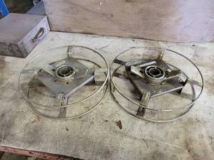(2) Steel Wire Spools