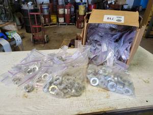 Large Lot of Aluminum Shaft Collars - ID 1, OD 1-34