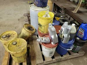 Lot of 80 Gallons of Waste Oil
